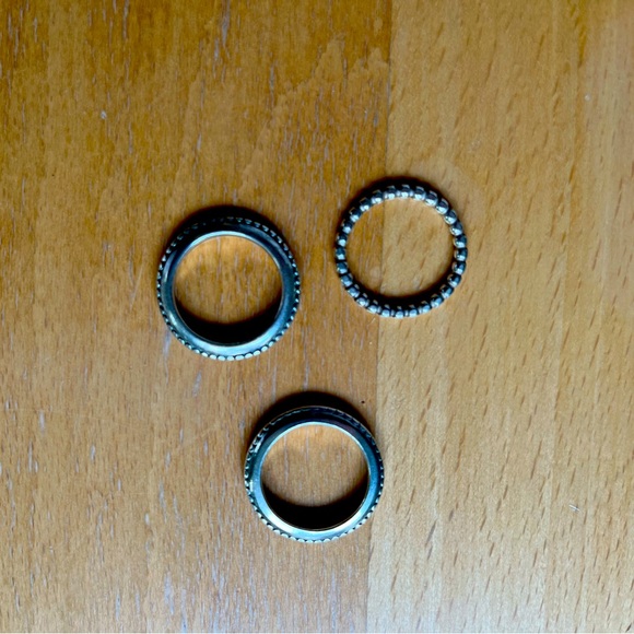 Pandora Silver Stackable Rings - Picture 1 of 3